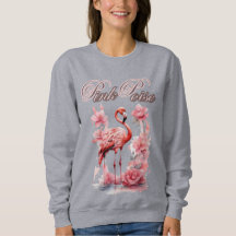 Flamant rose Whimsical rose | Aquarelle florale