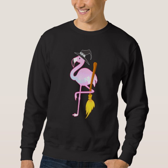 Sweatshirt Flamingo Halloween (Devant)