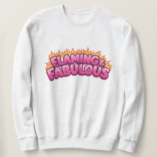 Sweatshirt Flamme et fabuleux