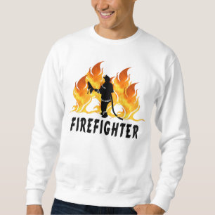 Sweatshirt Flammes de sapeur-pompier
