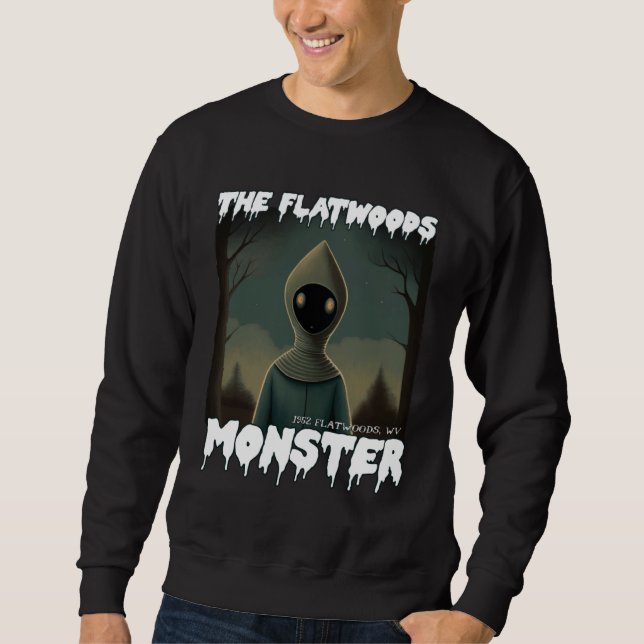 Sweatshirt Flatwoods Monster Braxie 1952 Creepy Alien Cryptid (Devant)