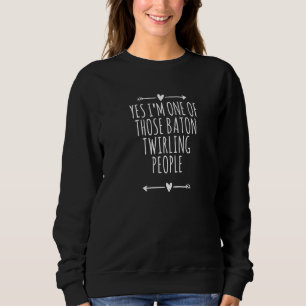 Sweatshirt Flèches Cœur Mignon Oui Je Suis L'un De Ces Majore