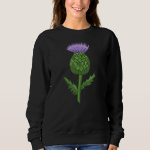 Sweatshirt Fleur de chardon écossaise
