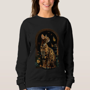 Sweatshirt Fleur de chats du Bengale