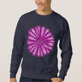 Sweatshirt Fleur de marguerite africaine, Illustration réalis