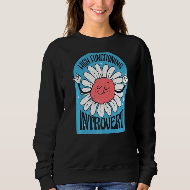 Sweatshirt Fleur d'introduction antisociale (Devant)