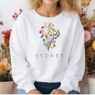 Sweatshirt Fleur sauvage