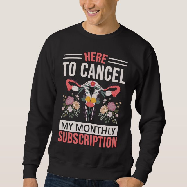 Sweatshirt Fleurs d'hystérectomie amusantes Suppression d'uté (Devant)