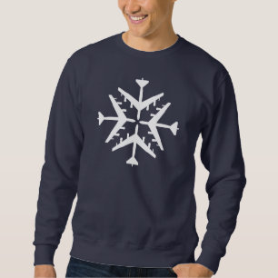 Sweatshirt Flocon de neige des avions B-52