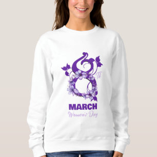 Sweatshirt Floral mars 8 Journée internationale de la femme 2
