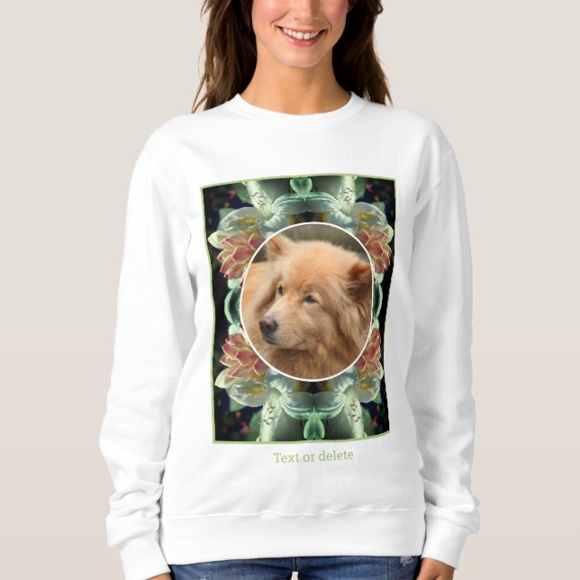 Sweatshirt Flore Azalea Cadre Créer Votre Propre Photo (Devant)