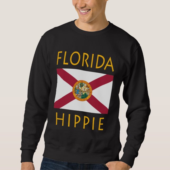 Sweatshirt Florida Flag Hippie (Devant)