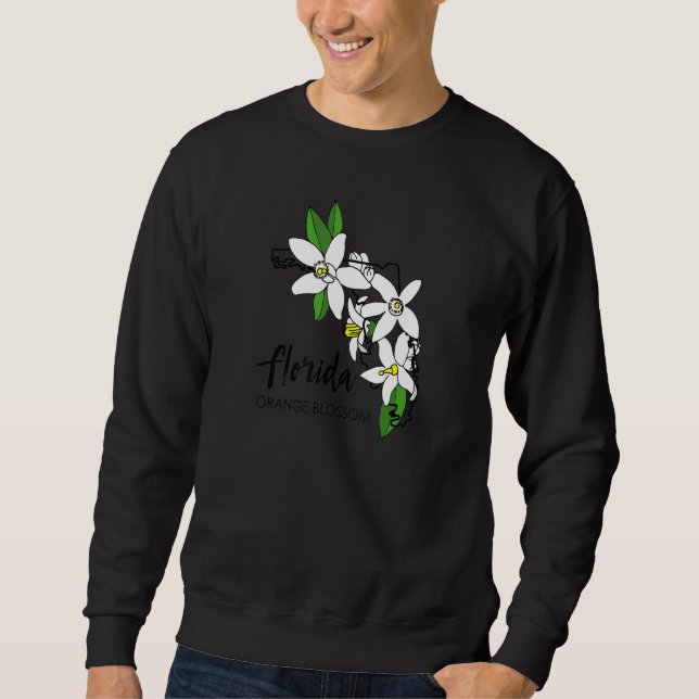 Sweatshirt Florida Orange Blossom Flower (Devant)