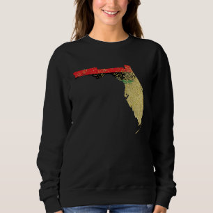 Sweatshirt Floride Fierté noire panafricaine Drapeau Maison