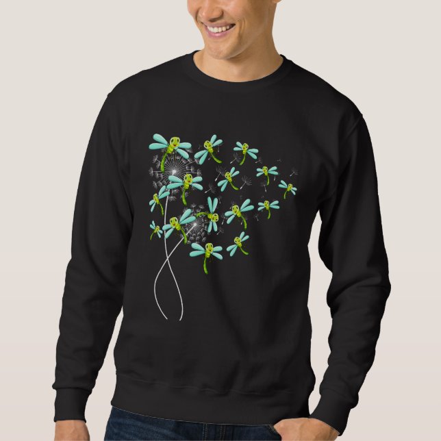 Sweatshirt Flowers Dandelion Dragonflies Collection Costume F (Devant)