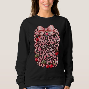 Sweatshirt Foi Vintage Script Cherry Sois Calme et Sache