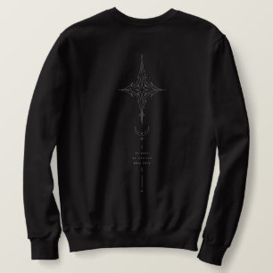 Sweatshirt Folklore Céleste Gothique Vide Graphique