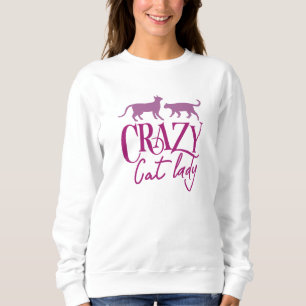 Sweatshirt Folle des chats