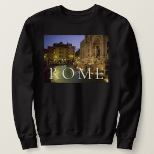 Sweatshirt Fontaine de Trevi la nuit   Rome, Latium, Italie