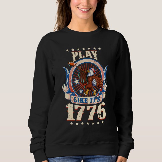 Sweatshirt Football American Eagle 4 juillet Boys Hommes Amer (Devant)