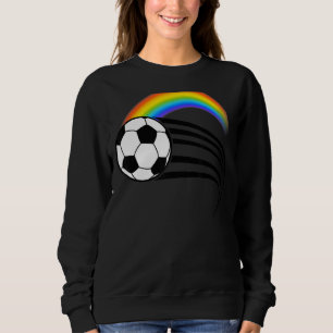 Sweatshirt Football arc-en-ciel
