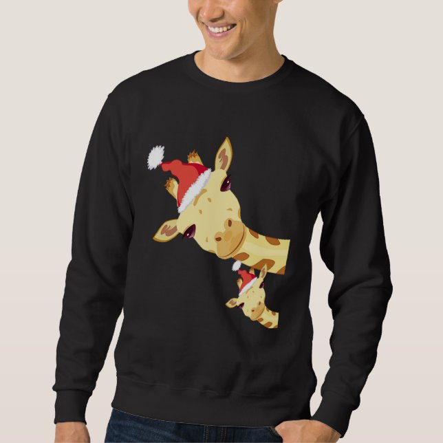 Sweatshirt for christmas   for Giraffes   1 (Devant)