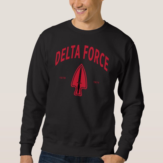 Sweatshirt Force Delta - forces spéciales des États-Unis (Devant)