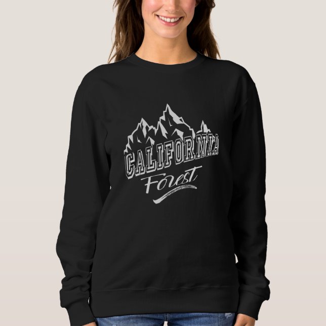 Sweatshirt Forêt De Californie Forêts Naturelles Merveilleuse (Devant)