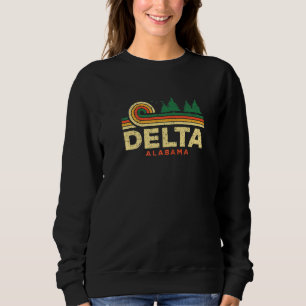 Sweatshirt Forêt Delta à feuillage persistant Sunset Alabama 