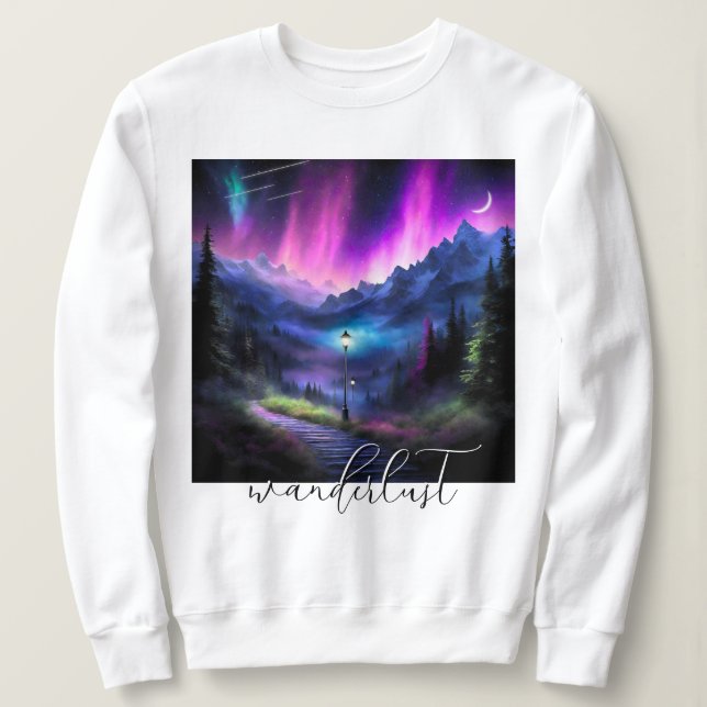 Sweatshirt Forêt enchantée (Design devant)
