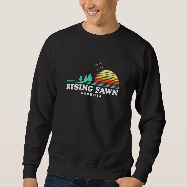 Sweatshirt Forêt Faune à feuillage persistant Sunset Levante  (Devant)