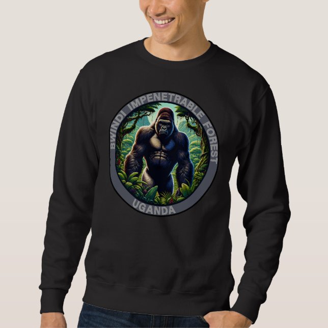 Sweatshirt Forêt impénétrable de Bwindi Ouganda (Devant)