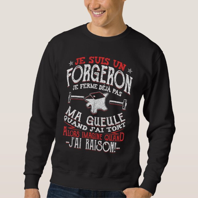 Sweatshirt Forger Blacksmith (Devant)