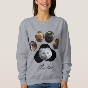 Sweatshirt Forme Empreinte de patte de collection de photos p
