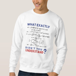 Sweatshirt Formule physique : blague