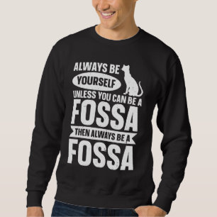 Sweatshirt Fossa Madagascar Animal Design pour les amoureux d