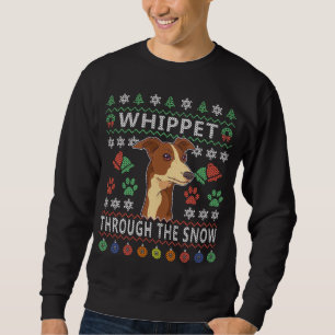 Sweatshirt Fouettez à travers le Noël moche de la neige