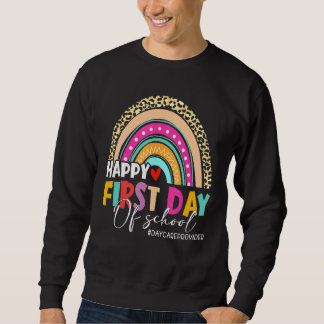 Sweatshirt Fournisseur De Garderie Leopard Rainbow Bienvenue 