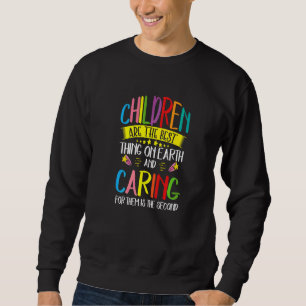Sweatshirt Fournisseur De Garderie Pour Garder Les Enfants Vo