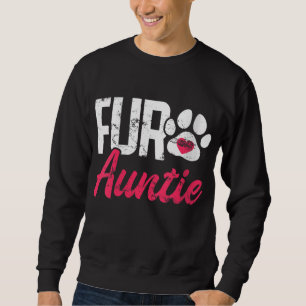 Sweatshirt Fourrure Tante race Paws Chiens Empreinte de patte