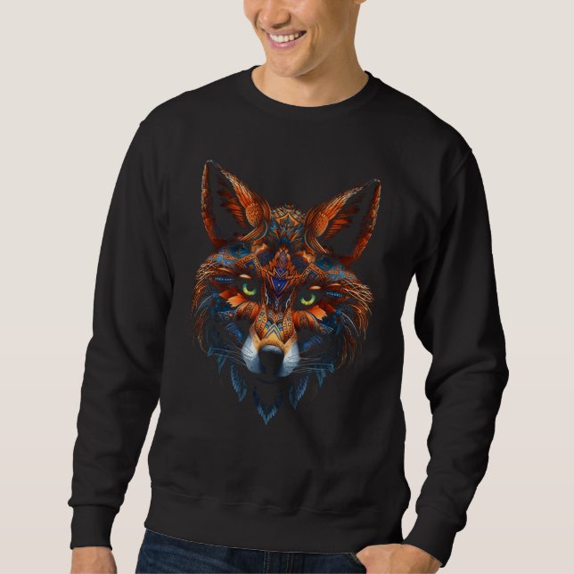 Sweatshirt Fox  Animal Fox 6 (Devant)