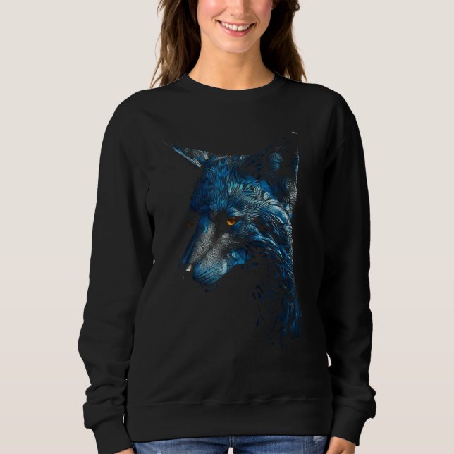 Sweatshirt Fox Artwork  Animal  Animal Fox 24 (Devant)