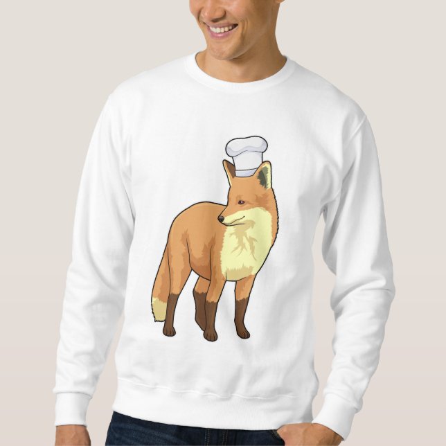 Sweatshirt Fox as Cook (Devant)