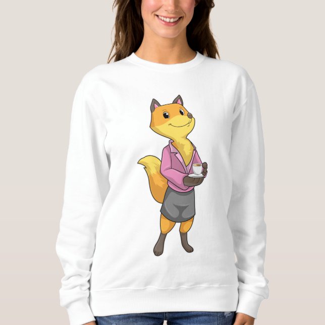 Sweatshirt Fox comme secrétaire de la Coupe du café (Devant)