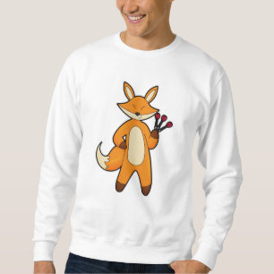 Sweatshirt Fox en Dart player avec Darts