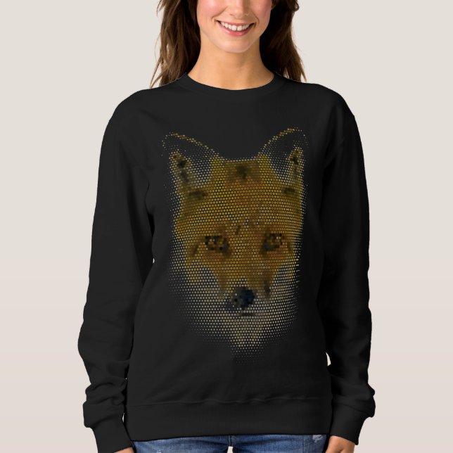 Sweatshirt Fox  for women men children  2 (Devant)