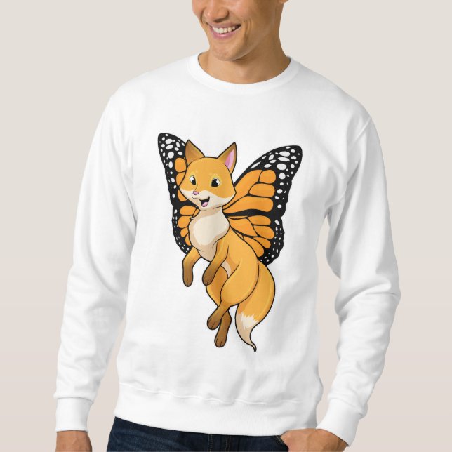 Sweatshirt Fox with wing (Devant)