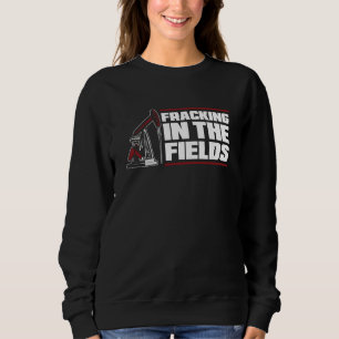 Sweatshirt Fracture à huile de foreuse de champ d'huile