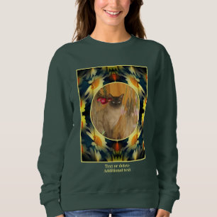 Sweatshirt Frame Fleur Jaune Faiser Créer Votre Propre Photo