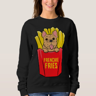Sweatshirt Français cool Bulldog Frenchie Fries